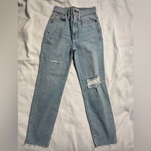 Madewell The Mom Jean Distressed Size 23